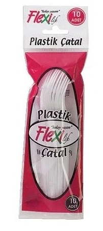 FLEXI PLASTIC FORK 10 PCS * 20