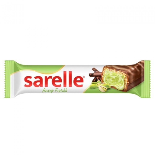 SARELLE PISTACHIO WAFER 33 GR * 20