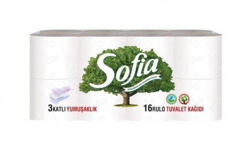 SOFIA TOILET PAPER 16 PIECES *3