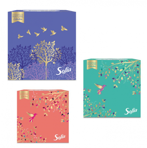 SOFIA BOXED TISSUES 50 PCS * 24