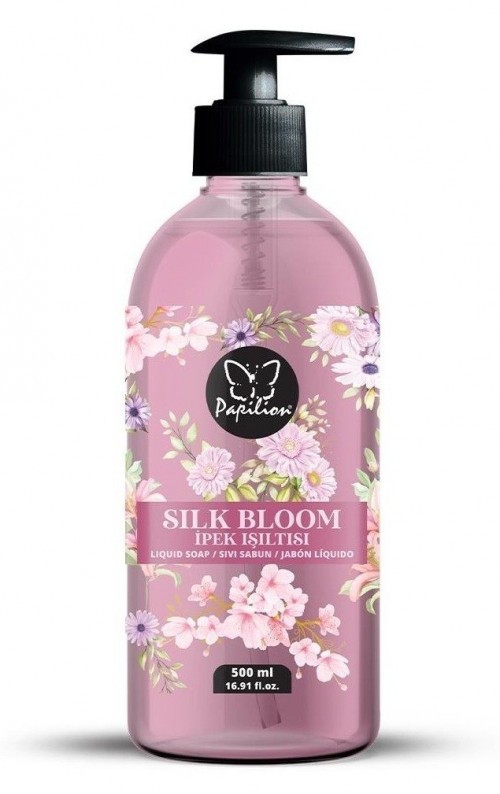 PAPILION 500 GR LIQUID SOAP SILK SHINE*12