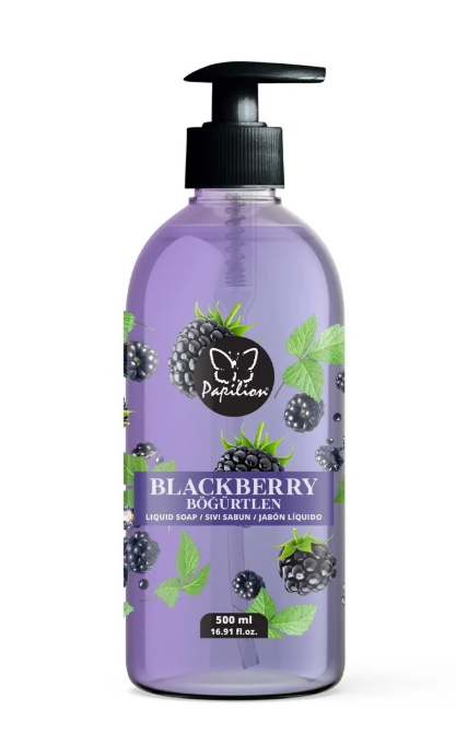 PAPILION 500 GR LIQUID SOAP BLACKBERRY*12