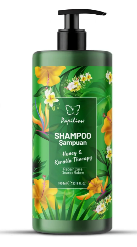 PAPILION SHAMPOO 1000 ML HONEY*12