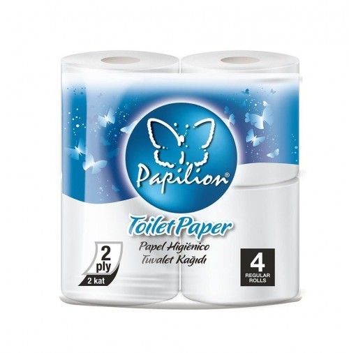 PAPILION TOILET PAPER 4 PCS *12