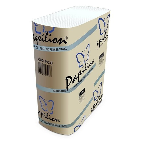 PAPILION DISPENSER Z TOWEL 200 SHEETS STANDARD*12