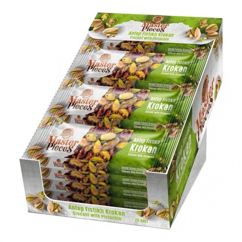 MASTER PIECES PISTACHIO CROQUET BAR 30 GR*25