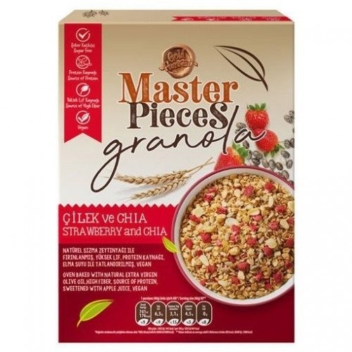MASTER PIECES GRANOLA STRAWBERRY CHIA 300 GR*6