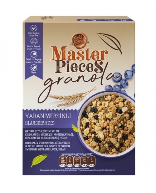 MASTER PIECES GRANOLA BLUEBERRY 300 GR*6