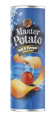 MASTER POTATO 160 GR CHIPS WITH SALT AND VINEGAR SAUCE*14