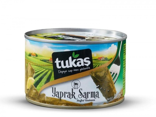 TUKAŞ 400 GR STUFFED LEAVES TIN*12