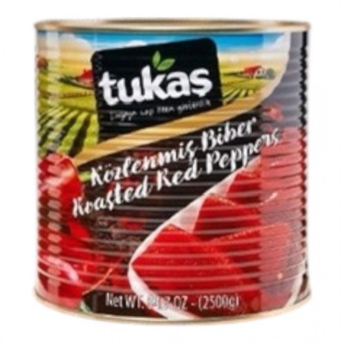 TUKAŞ 2.500 GR ROASTED PEPPERS TIN*6