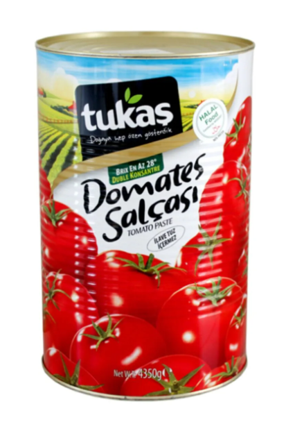 TUKAŞ 4.350 GR TOMATO PASTE TIN*6
