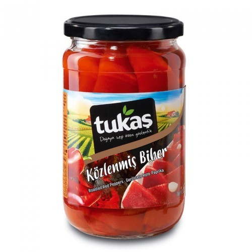 TUKAŞ 680 GR ROASTED PEPPERS*12