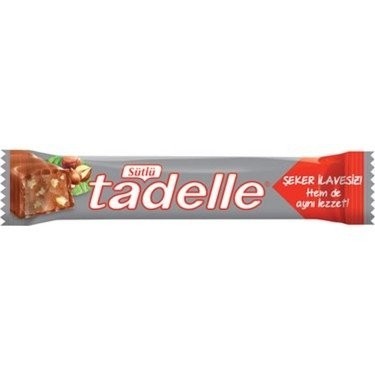 TADELLE 20 GR SUGAR-FREE HAZELNUT FILLED MILK CHOCOLATE*20