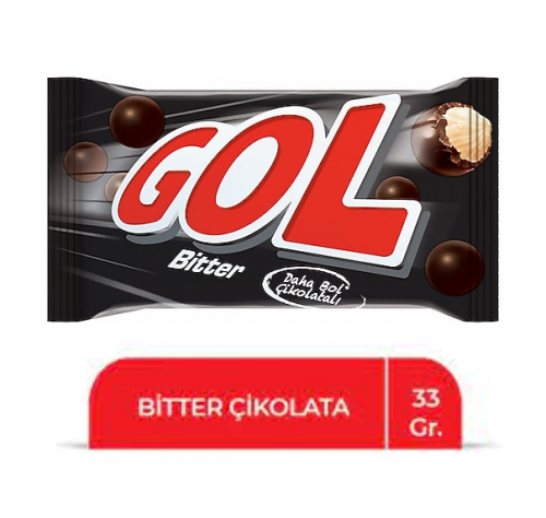TADELLE 33 GR GOL MILK CHOCOLATE COVERED DARK *12