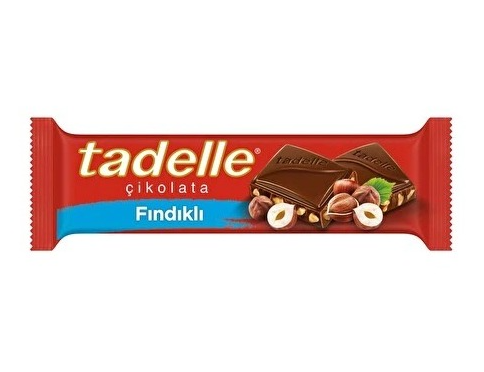 TADELLE 30 GR MILK HAZELNUT CHOCOLATE TABLETS*12