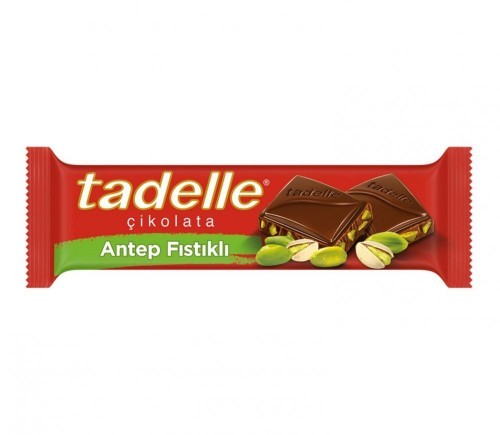 TADELLE 30 GR MILK PISTACHIO CHOCOLATE TABLETS*12
