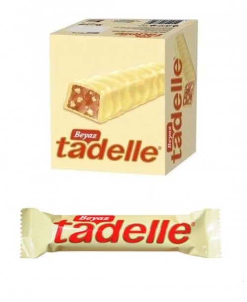 TADELLE 30 GR WHITE CHOCOLATE WITH HAZELNUT*20