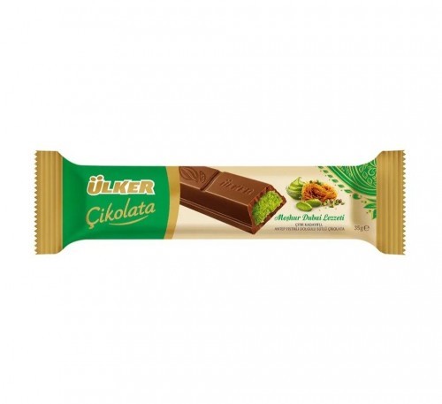 ÜLKER (1504-00) FAMOUS DUBAI BATON CHOCOLATE.35 GR * 24