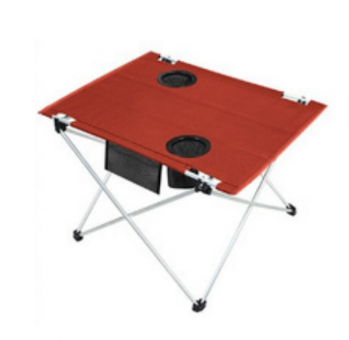 CAMPING TABLE (KM11103) WITH CUP SMALL RED*12