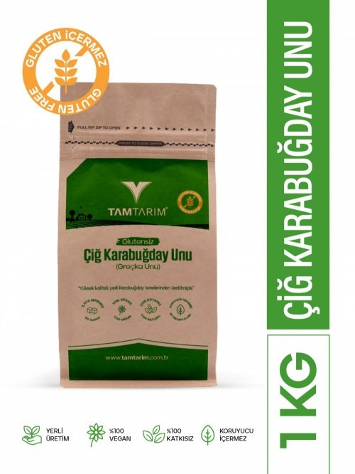 TAMTARIM 1 KG GLUTEN-FREE RAW BUCKWHEAT FLOUR*15