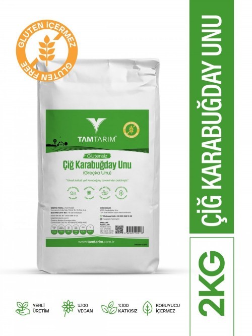 TAMTARIM 2 KG GLUTEN-FREE RAW BUCKWHEAT FLOUR*10