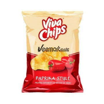 VIVA CHIPS PAPRIKA (ARDEI) 100GR 1X20PCS