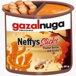 GAZALNUGA PEANUT CREAM STICK 55GR 1X24 X4