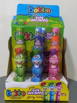 BOBBO SPRAY CANDY SUGAR 105 MLX12 PCS (MASTER BOX 6)