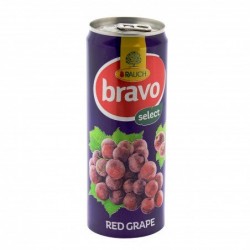 BRAVO RED GRAPE JUICE CAN 24X250ML