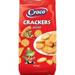 CROCO CRACKERS PIZZA 400GR 1X12PCS