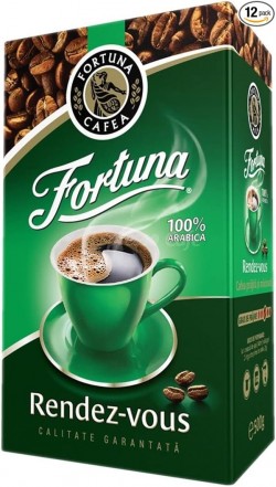 FORTUNA RENDEZ VOUS VERDE ROMANIA COFFEE (GREEN)250 GR 1X12