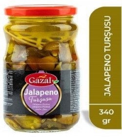 GAZAL PICKLE 340 GR JALAPENO*12