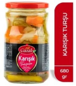 GAZAL PICKLE 680 GR MIXED *12