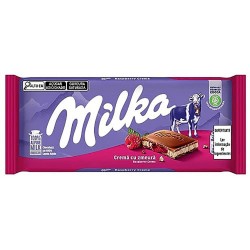 MILKA RASPBERRY CREAM 100GR 1X22