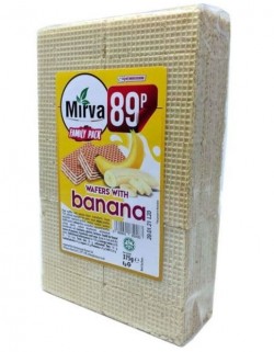 MIRVA WAFERS BANANA pm 0.99 300gr 1x20pcs