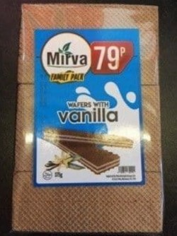 MIRVA WAFERS VANILLA pm 0.99 300gr 1x20pcs