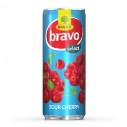 BRAVO SOUR CHERRY JUICE CAN 24X250ML