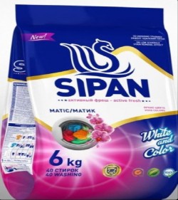SiPAN MATIC WHITE & COLOR 6KG*1