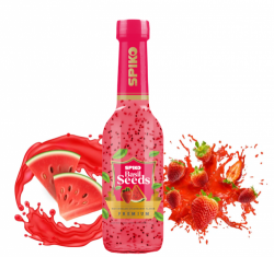 SPIKO BASIL 250 ML WATERMEON STRAWBERRY 1X12PCS