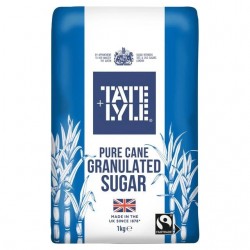 TATE LYLE CANE SUGAR 1KG 1X15PCS