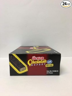 ULKER BITTER CHOCOLATE WAFER 36GR 1X24PCS ( MASTER BOX 6 )