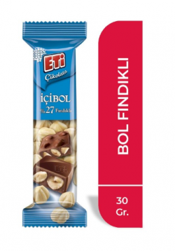 ETİ CHOCOLATE WITH HAZELNUT 30 GR * 12