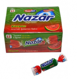 NAZAR WATERMELON CHEWİNG GUM*100