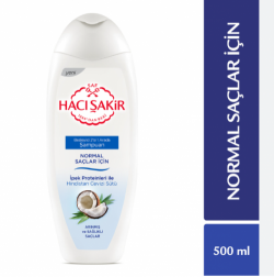 HACI ŞAKİR 500ML COCCONUT FOR NORMAL TYPE HAİR*12