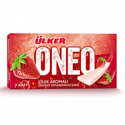 ÜLKER (2286-00) ONEO SLIM STRAWBERRY GUM 14 GR * 27