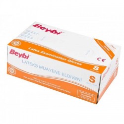 BEYBI LATEX EXAMİNATİON GLOVES (S)*1
