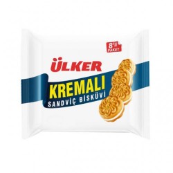ÜLKER CREAMED BISCUIT 488 GR * 8