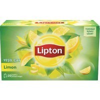 LIPTON CUP BAG 20 PIECE GREEN TEA WITH LEMON*12