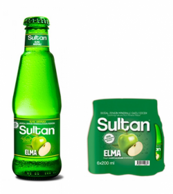 SULTAN FRUIT SODA APPLE * 24